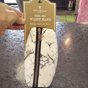 OAK White and Black Waist Bag